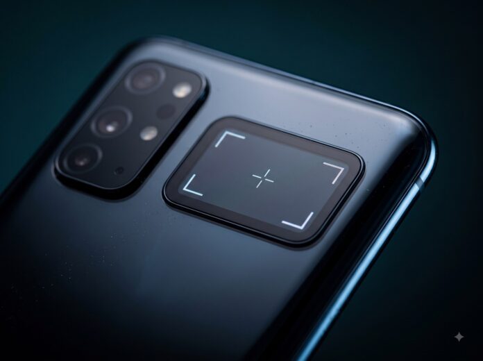 Illustration du second écran arrière de 1,7 pouce évoqué pour le Honor 700